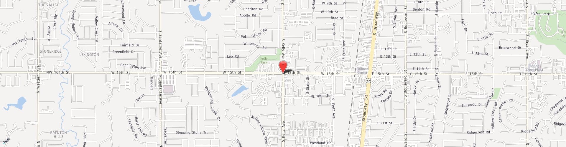 Location Map: 2505 S Kelly Ave Edmond, OK 73013